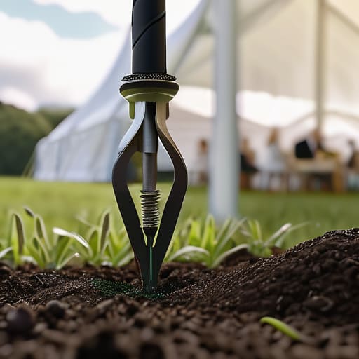 Terrain and soil stability analysis the ground beneath the decor.