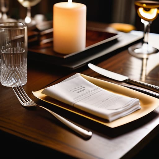 The Bottom Line Before the First Course.