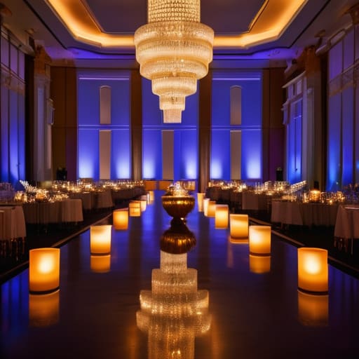 Complete guide to event lighting infographic.