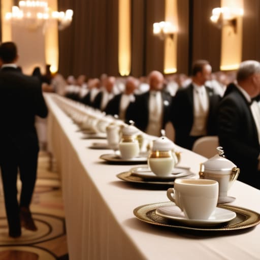 How coffee service works at events.