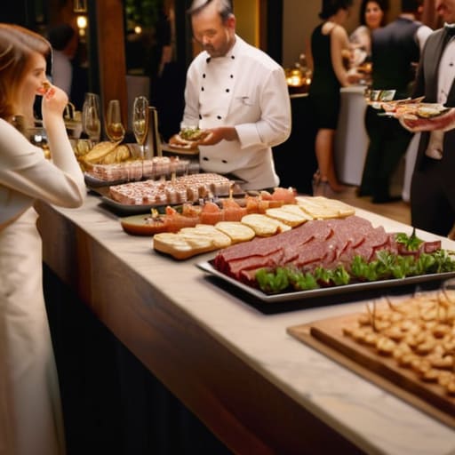 Understanding how food stations work.