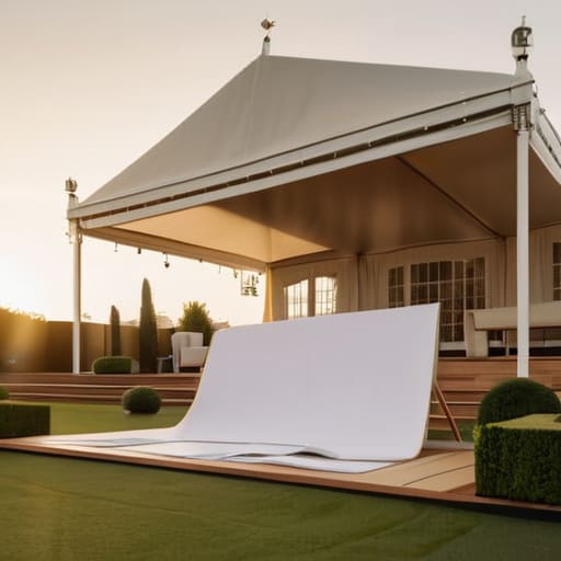 How marquees and temporary structures work.