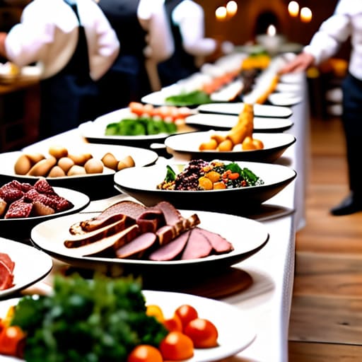 How to choose a menu for large events.