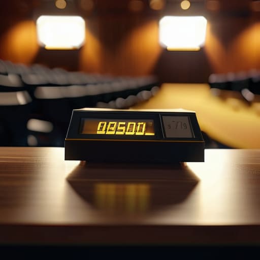 Tips on how to keep speeches to time.