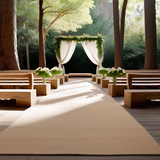 How to plan a sustainable outdoor wedding.