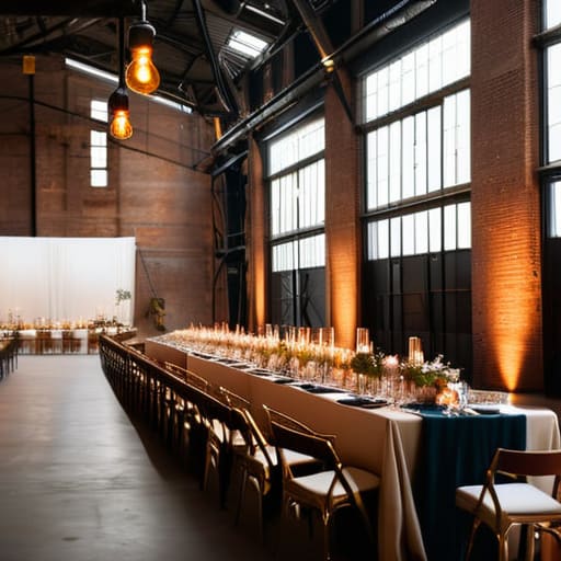 How to run an event in an unusual space: warehouse.