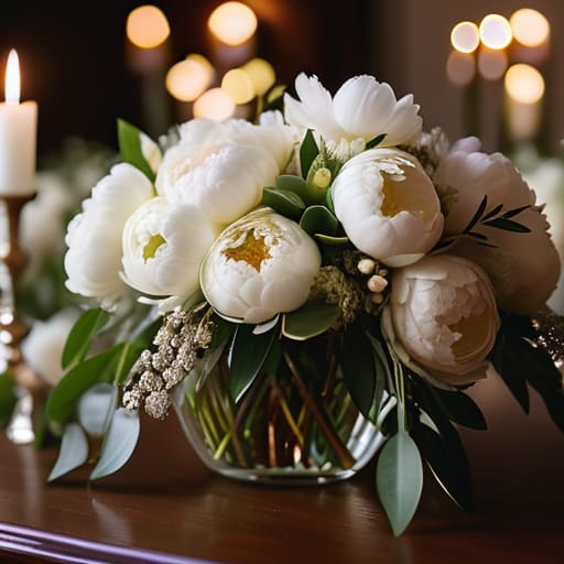 How wedding flowers are budgeted using reuse.