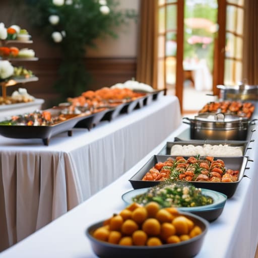 Wedding Catering Logistics Beyond the Wedding Buffet Food Menu Ideas