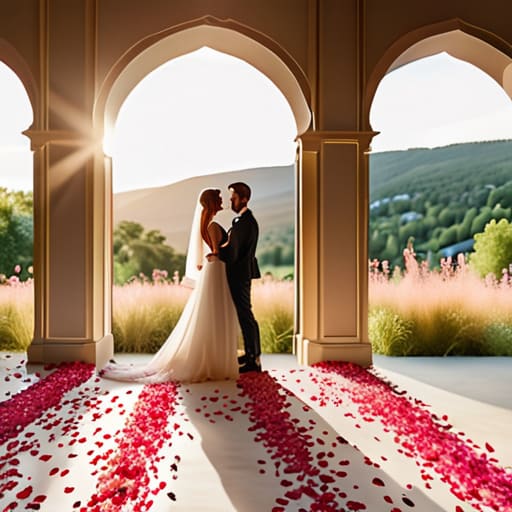 Difference between wedding ceremony and reception.
